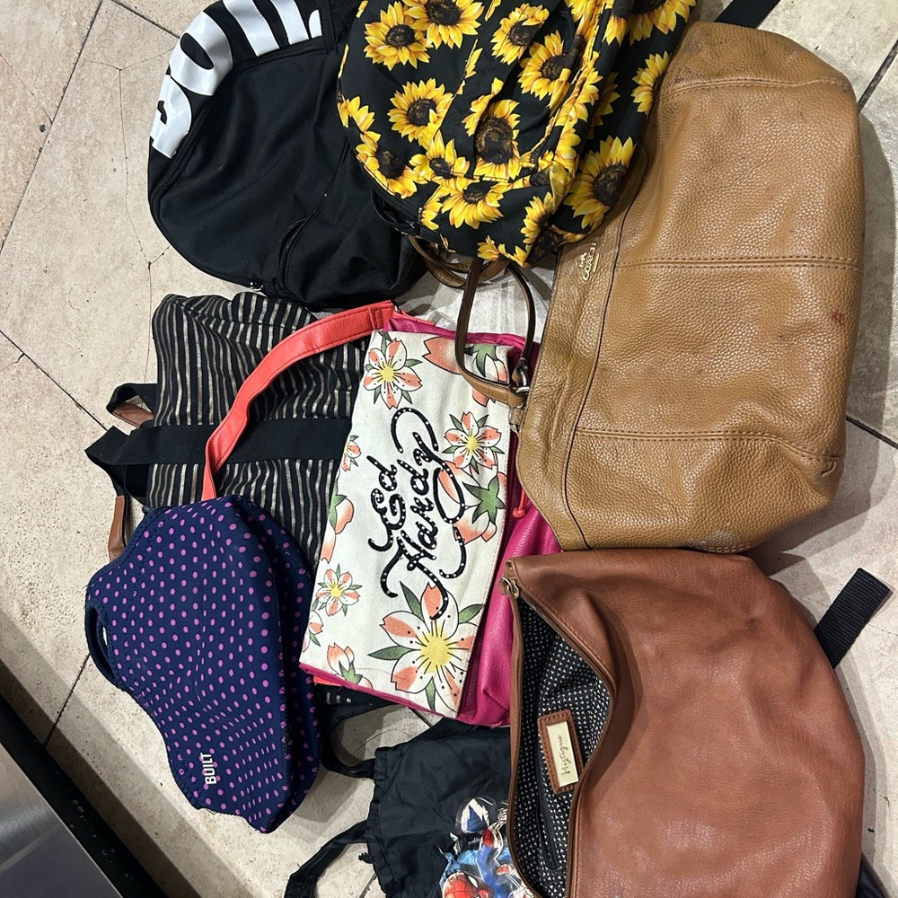 Purse Lot - Bags: Nike, Ed Hardy, Coach Y2K Style